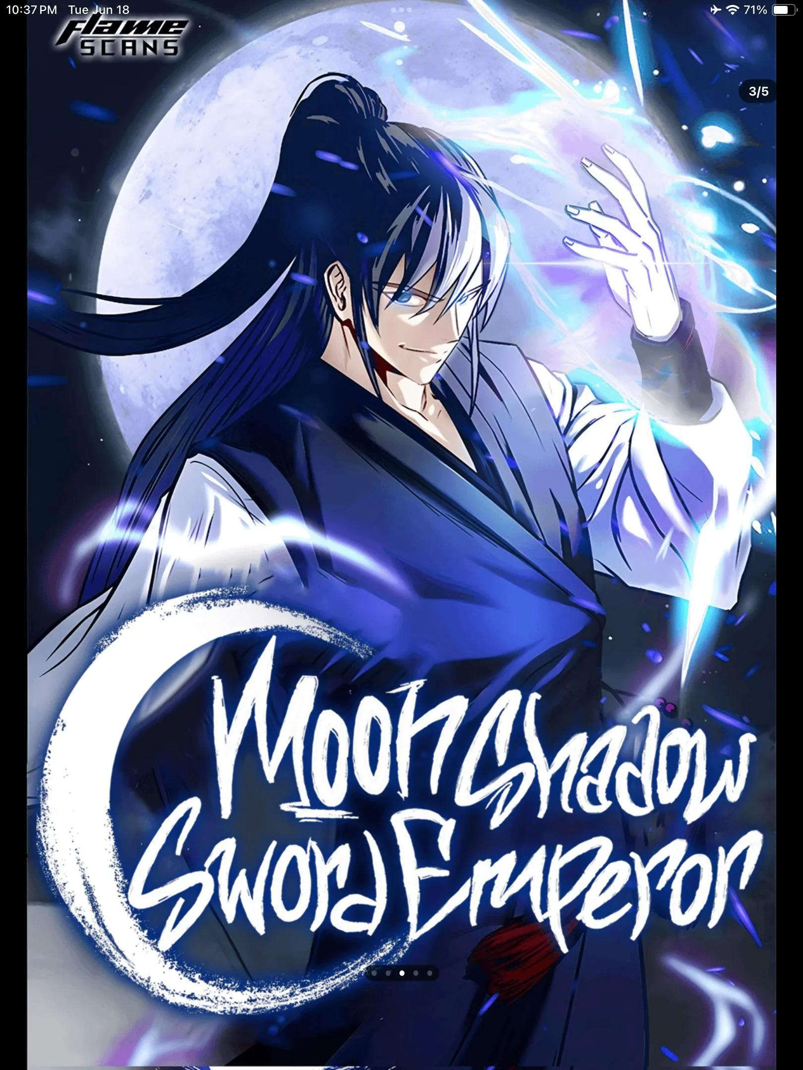 Moon-Shadow Sword Emperor Chapter 77 cover